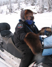 Snowmobile tour